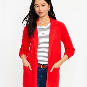 J Crew Open Sweater Blazer